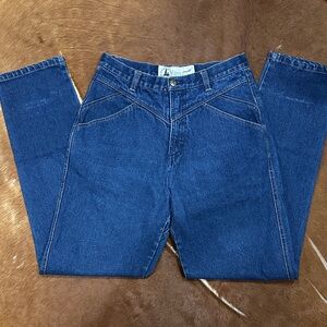Vintage Western Classic Blue Denim Jeans